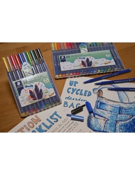 ROTULADOR STAEDTLER TRIPLUS ESTUCHE 20 COL.