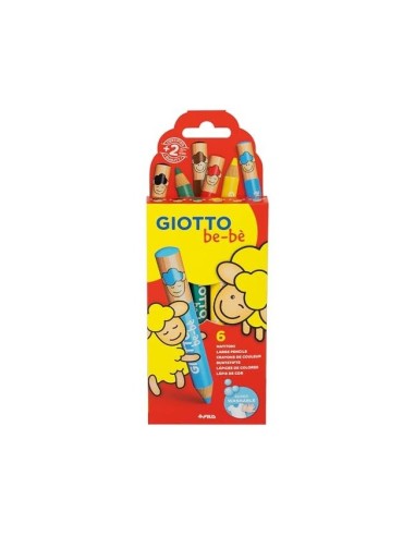 LAPICES COL.GIOTTO BEBE CAJA 6 LAPICES