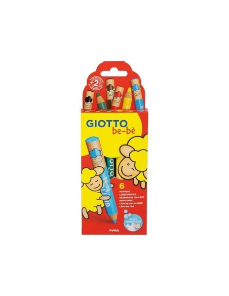 LAPICES COL.GIOTTO BEBE CAJA 6 LAPICES