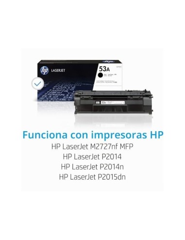 Q7553A TONER HP Nº 53A NG. 3000 PG.