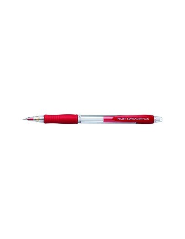 PORTAMINAS PILOT SUPER GRIP ROJO 0,5 MM SUJECION CAUCHO