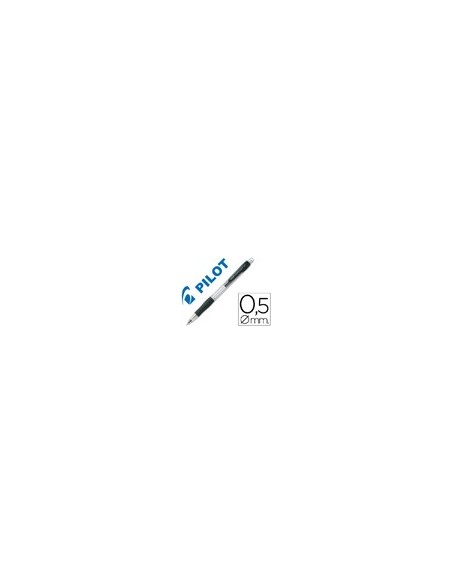 PORTAMINAS PILOT SUPER GRIP NEGRO 0,5 MM SUJECION CAUCHO