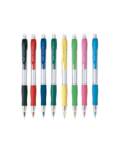 PORTAMINAS PILOT SUPER GRIP NEGRO 0,5 MM SUJECION CAUCHO