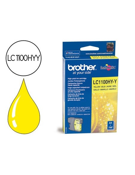 LC-1100HYY CARTUCHO BROTHER AM. ALTA CAP. 750 PG.