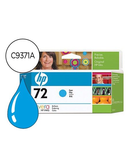 C9371A CARTUCHO HP Nº 72 CIAN 1400 PG.
