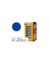 GOMETS APLI ROLLO 59H CIRCULO Ø 20 MM AZUL 1.770 UDS. (04860) 2