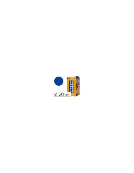 GOMETS APLI ROLLO 59H CIRCULO Ø 20 MM AZUL 1.770 UDS. (04860)