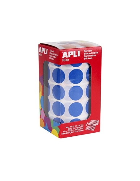 GOMETS APLI ROLLO 59H CIRCULO Ø 20 MM AZUL 1.770 UDS. (04860)