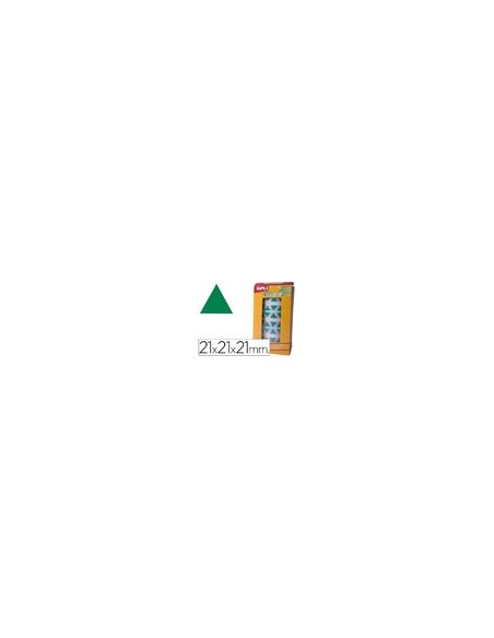 GOMETS APLI ROLLO 59H TRIANGULO 20 MM VERDE 2.832 UDS. (04870)