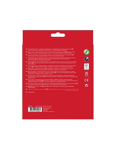 LAPICES COL.FABER-CASTELL C/ 24 COL.HEXAGONAL MADERA REFORESTADA