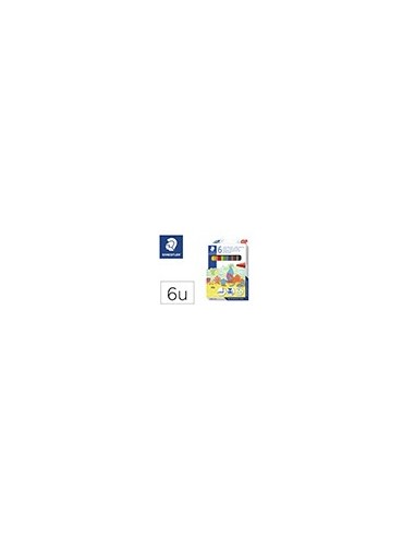 ROTULADOR STAEDTLER COLOR JUMBO TRAZO 3 MM ESTUCHE 6 COL.SURT.