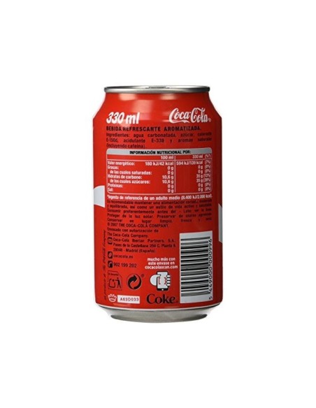 REFRESCO COCA-COLA LATA 330ML