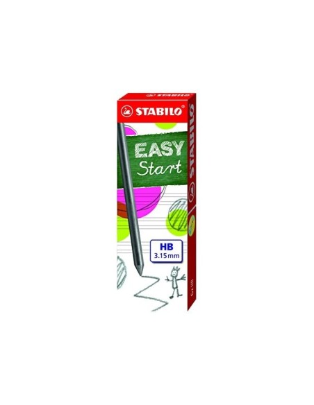 MINAS STABILO EASY ERGO GRAFITO HB 3,15 MM CAJITA 6 MINAS