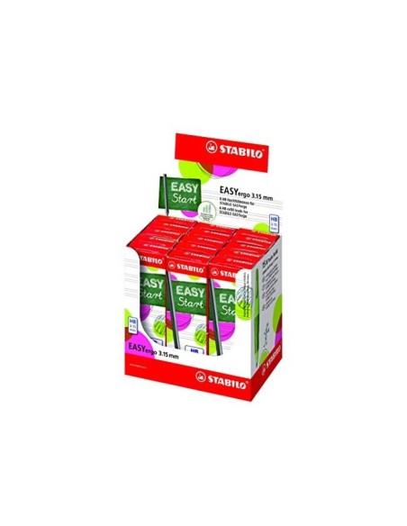 MINAS STABILO EASY ERGO GRAFITO HB 3,15 MM CAJITA 6 MINAS
