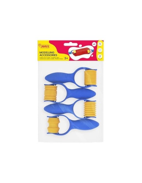 RODILLO JOVI MARCAR Y MODELAR PASTA BOLSA 4 UDS. SURTIDAS