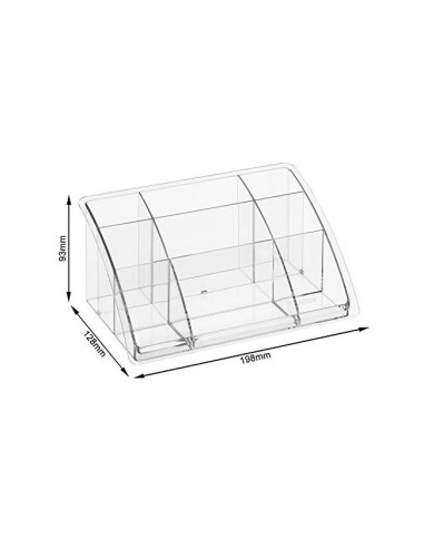 ORGANIZADOR SOBREM.PLASTICO OFFISYS TIMELESS BLANCO 198X128X93 MM