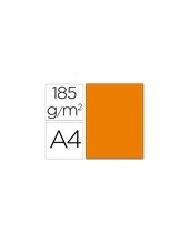 CARTULINA GUARRO DIN A4 NARANJA 185 GR PAQUETE 50 H 200040158 2