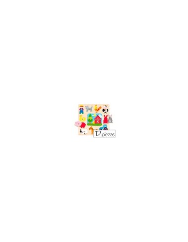 PUZZLE DISET SILUETA GRANJA