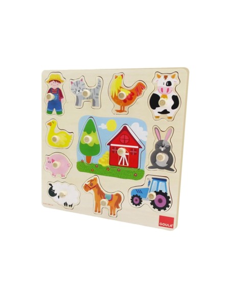 PUZZLE DISET SILUETA GRANJA