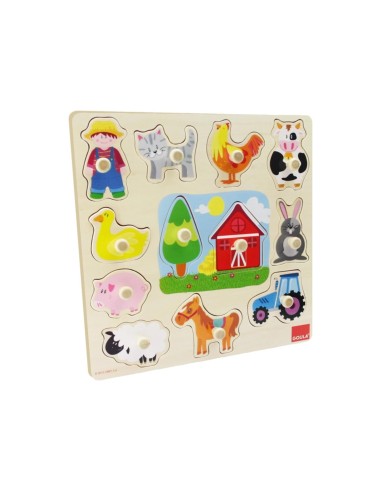 PUZZLE DISET SILUETA GRANJA