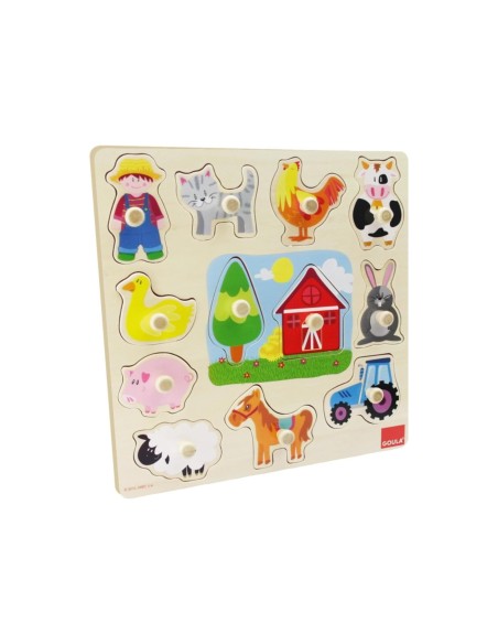 PUZZLE DISET SILUETA GRANJA