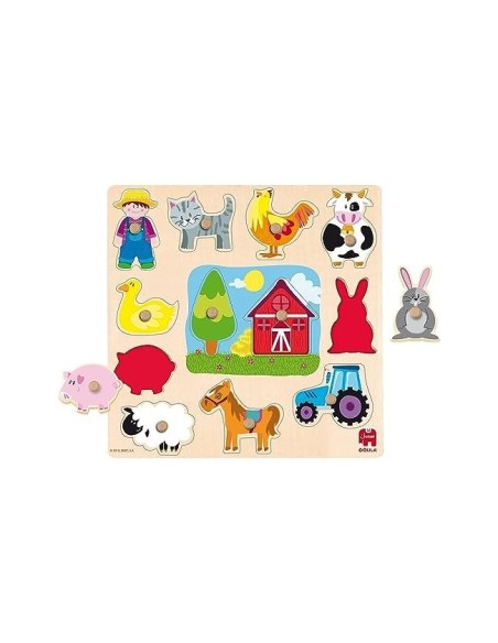 PUZZLE DISET SILUETA GRANJA