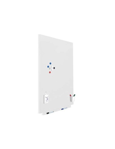 PIZARRA ROCADA MAGNETICA BLANCA C/SISTEMA SKI WHITEBOARD 100X150 CM