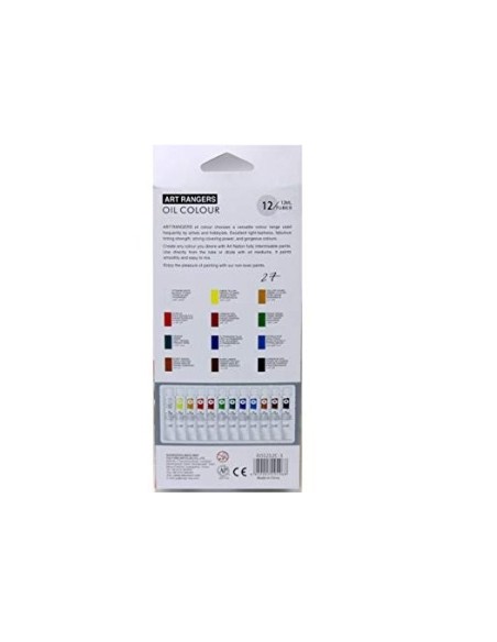 PINTURA OLEO ARTIST CAJA CARTON 12 COL.SURTIDOS TUBO 12 ML