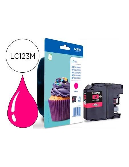 LC-123MBP CARTUCHO BROTHER MAG. 600 PG.