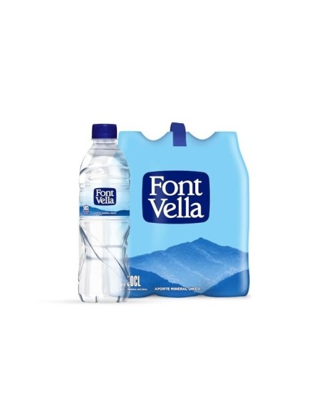 AGUA MINERAL NATURAL FONT VELLA BOTELLA DE 500ML