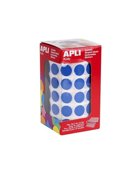 GOMETS APLI ROLLO 59H CIRCULO Ø 15 MM AZUL 2.832 UDS. (04856)