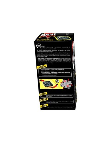 TRAMPA CUCARACHAS CUCALDOBLE CEBO 3 MESES EFICACIA PACK 6 TRAMPAS
