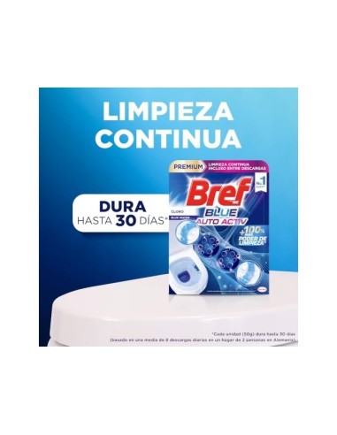 DESINFECTANTE AMBIENTADOR INODORO BREF WC PODER ACTIVO NATURAL 51 G