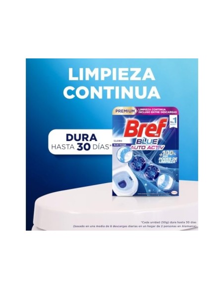 DESINFECTANTE AMBIENTADOR INODORO BREF WC PODER ACTIVO NATURAL 51 G