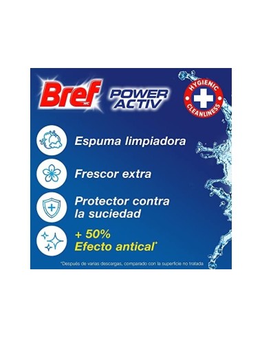 DESINFECTANTE AMBIENTADOR INODORO BREF WC PODER ACTIVO NATURAL 51 G