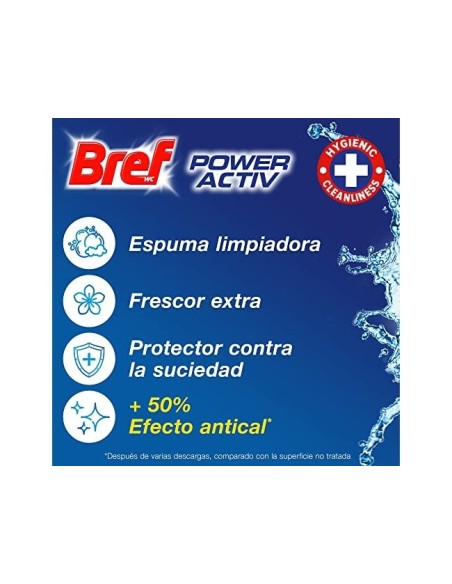 DESINFECTANTE AMBIENTADOR INODORO BREF WC PODER ACTIVO NATURAL 51 G