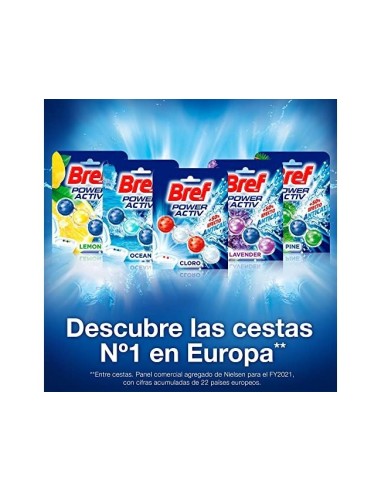 DESINFECTANTE AMBIENTADOR INODORO BREF WC PODER ACTIVO NATURAL 51 G