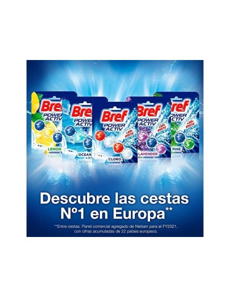 DESINFECTANTE AMBIENTADOR INODORO BREF WC PODER ACTIVO NATURAL 51 G