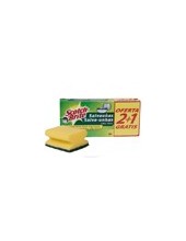 ESTROPAJO SALVAUÑAS SCOTCH BRITE FIBRA VERDE PAQUETE 3X2 2