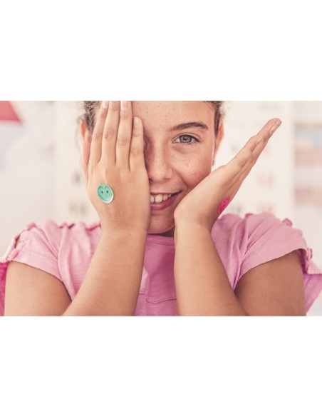 GOMETS APLI AUTOADHESIVO SMILE ORO CARA FELIZ ROLLO DE 900 UNIDADES