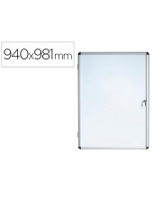 VITRINA ANUNCIOS BI-OFFICE FONDO MAGNETICO INTERIOR 940X981 MM