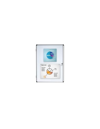 VITRINA ANUNCIOS BI-OFFICE FONDO MAGNETICO INTERIOR 720X674 MM