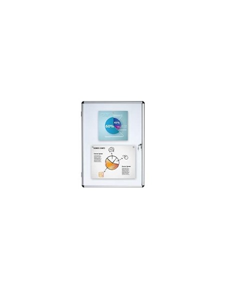 VITRINA ANUNCIOS BI-OFFICE FONDO MAGNETICO INTERIOR 720X674 MM