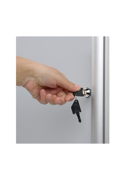 VITRINA ANUNCIOS BI-OFFICE FONDO MAGNETICO INTERIOR 720X674 MM