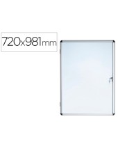 VITRINA ANUNCIOS BI-OFFICE FONDO MAGNETICO INTERIOR 720X981 MM
