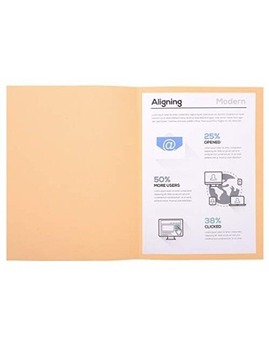 SUBCARPETA A4 170 GR. EXACOMPTA CREMA C/100