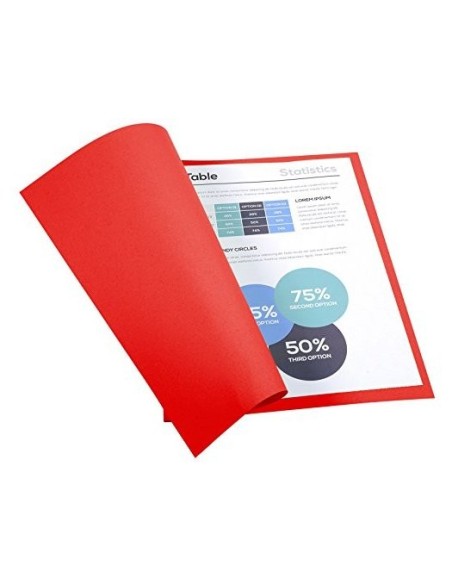 SUBCARPETA A4 170 GR. EXACOMPTA ROJO C/100