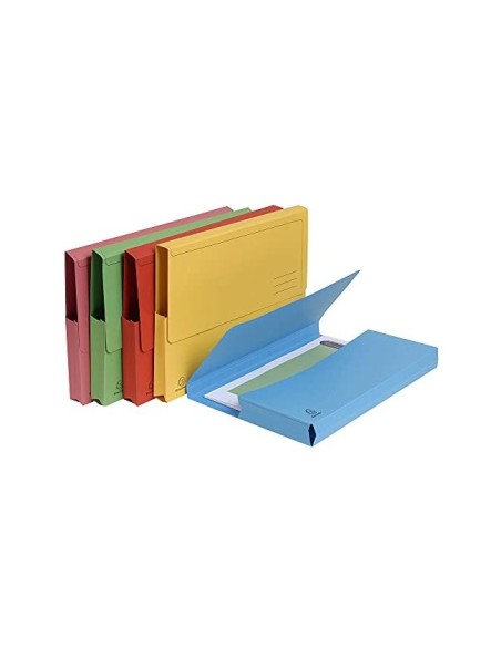 SUBCARPETA A4 290 GR. EXACOMPTA C/BOLSA VERDE 50 UD.