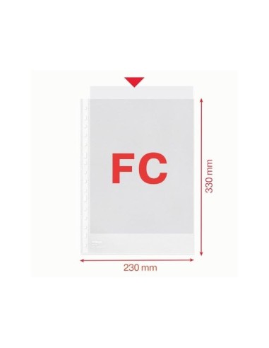 FUNDA MULTITALADRO ESSELTE FL.POLIPROPILENO 80 MC 16T PACK 100**71833