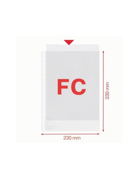 FUNDA MULTITALADRO ESSELTE FL.POLIPROPILENO 80 MC 16T PACK 100**71833